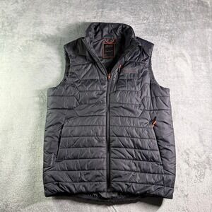 Land Rover Musto Primaloft Quilted Puffer Vest Gilet Mens M Black